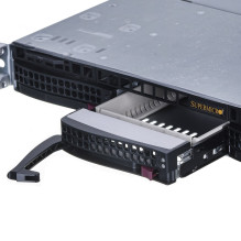 Supermicro CSE813MFTQC-R407CB stovas (1U)