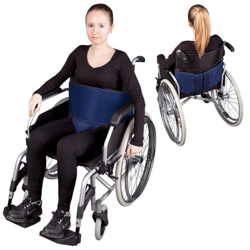 Stability belt for wheelchair SECUBACK III