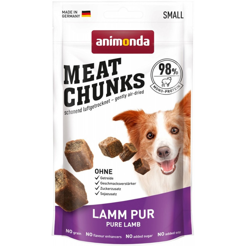 ANIMONDA Meat Chunks Lamb - dog treat - 60g