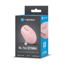 NATEC STORK mouse Home Ambidextrous Bluetooth + USB Type-A Optical 1600 DPI