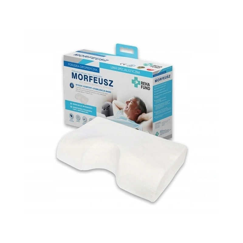 Morpheus orthopaedic pillow (CPAP) for therapy