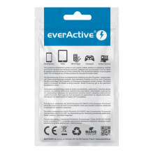 everActive kabelis USB-C 1m - juodas, pintas, greitas įkrovimas, 3A - CBB-1CB