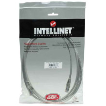 Intellinet Network Patch Cable, Cat5e, 2m, Grey, CCA, U / UTP, PVC, RJ45, Gold Plated Contacts, Snagless, Booted, Lifeti