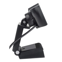 Manhattan USB Webcam, Two Megapixels (Clearance Pricing), 1080p Full HD, USB-A, Integrated Microphone, Adjustable Clip B