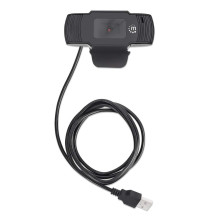 Manhattan USB Webcam, Two Megapixels (Clearance Pricing), 1080p Full HD, USB-A, Integrated Microphone, Adjustable Clip B