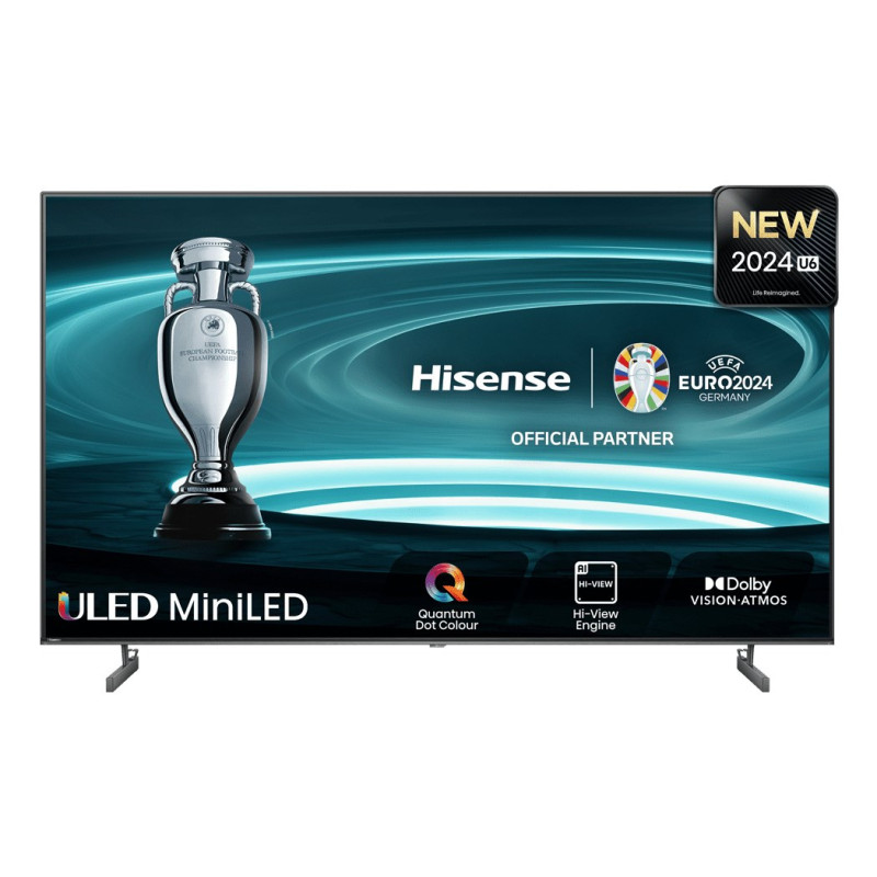 Hisense 55U6NQ TV 139.7 cm (55&quot;) 4K Ultra HD Smart TV Wi-Fi Grey 600 cd / m²