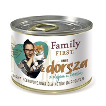 FAMILY FIRST Adult Cod dish - wet cat food - 200g