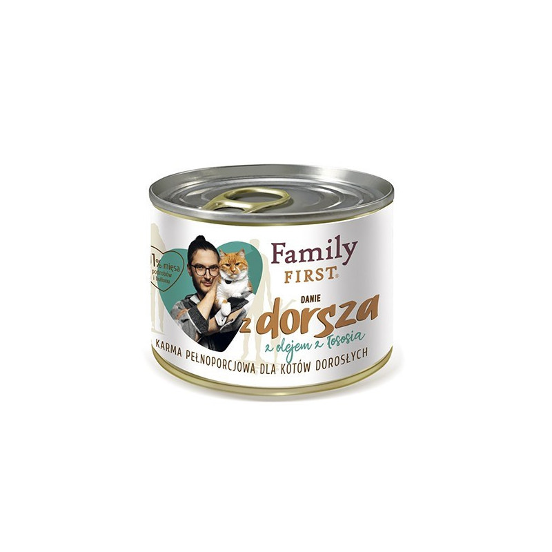 FAMILY FIRST Adult Cod dish - wet cat food - 200g