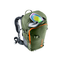 Deuter Alproof Tour 38+5 - khaki / black - avalanche rucksack