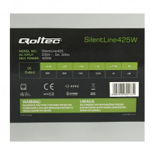 Qoltec ATX maitinimo blokas SilentLine 425W