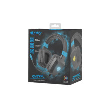 FURY NFU-1584 headphones / headset Wired Head-band Gaming Black, Blue