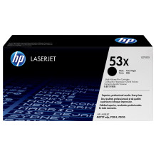 HP 53X didelio našumo juoda originali LaserJet dažų kasetė