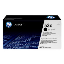 HP 53X didelio našumo juoda originali LaserJet dažų kasetė