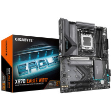 GIGABYTE X870 EAGLE WIFI7 Motherboard - Supports AMD Ryzen 9000 CPUs, 14+2+2 phases VRM, up to 8000MHz DDR5 (OC), 1xPCIe