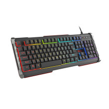 GENESIS RHOD 400 RGB klaviatūra Žaidimams USB QWERTY US International Black