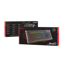 GENESIS RHOD 400 RGB klaviatūra Žaidimams USB QWERTY US International Black