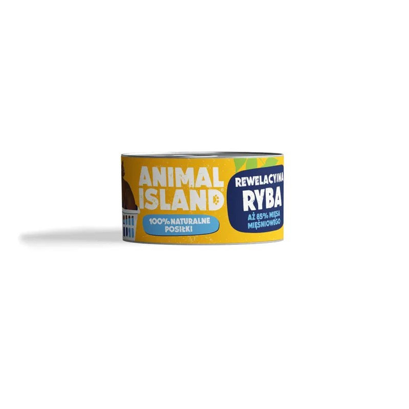 ANIMAL ISLAND Monoprotein Fish - wet cat food - 100g