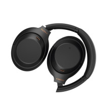 „Sony WH-1000XM4“ ausinės belaidės galvos juostos skambučiai / muzika USB Type-C Bluetooth Black