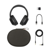 „Sony WH-1000XM4“ ausinės belaidės galvos juostos skambučiai / muzika USB Type-C Bluetooth Black