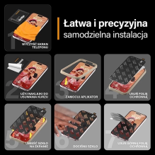 PanzerGlass Ultra-Wide Fit Privatus grūdintas stiklas su padėties įtaisu, skirtas iPhone 15 Pro Max