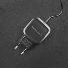 Qoltec 50190 Charger 17W , 5V , 3.4A , USB + USB type C