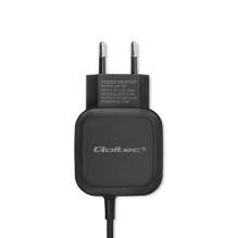 Qoltec 50190 Charger 17W , 5V , 3.4A , USB + USB type C