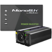 Qoltec Monolith maitinimo adapteris / inverteris Auto / Indoor 600 W Black