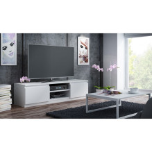 Topeshop RTV140 BIEL TV stand / entertainment centre 2 shelves