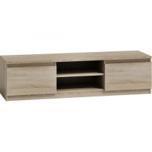 Topeshop RTV140 SONOMA TV stand / entertainment centre 2 shelves