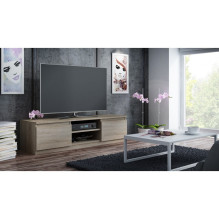 Topeshop RTV140 SONOMA TV stand / entertainment centre 2 shelves