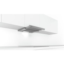 Bosch Serie 4 DFT63AC50 cooker hood Semi built-in (pull out) Silver 360 m³ / h D