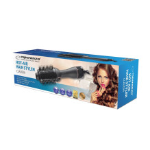 Esperanza EBL015 hair styling tool Hot air brush Black 1200W