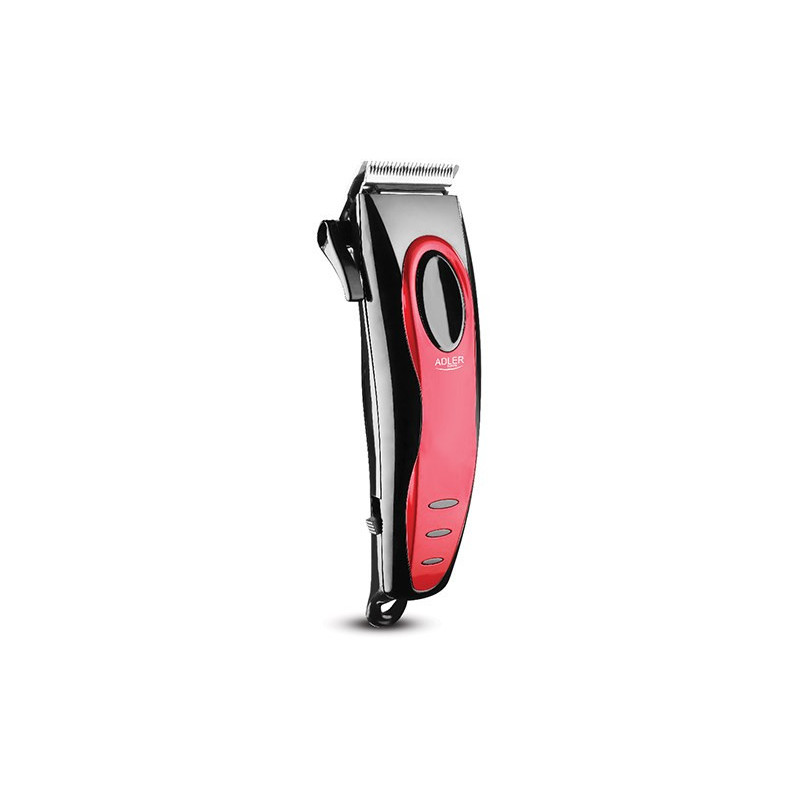 Adler AD 2825 hair trimmers / clipper Black, Red