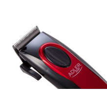 Adler AD 2825 hair trimmers / clipper Black, Red