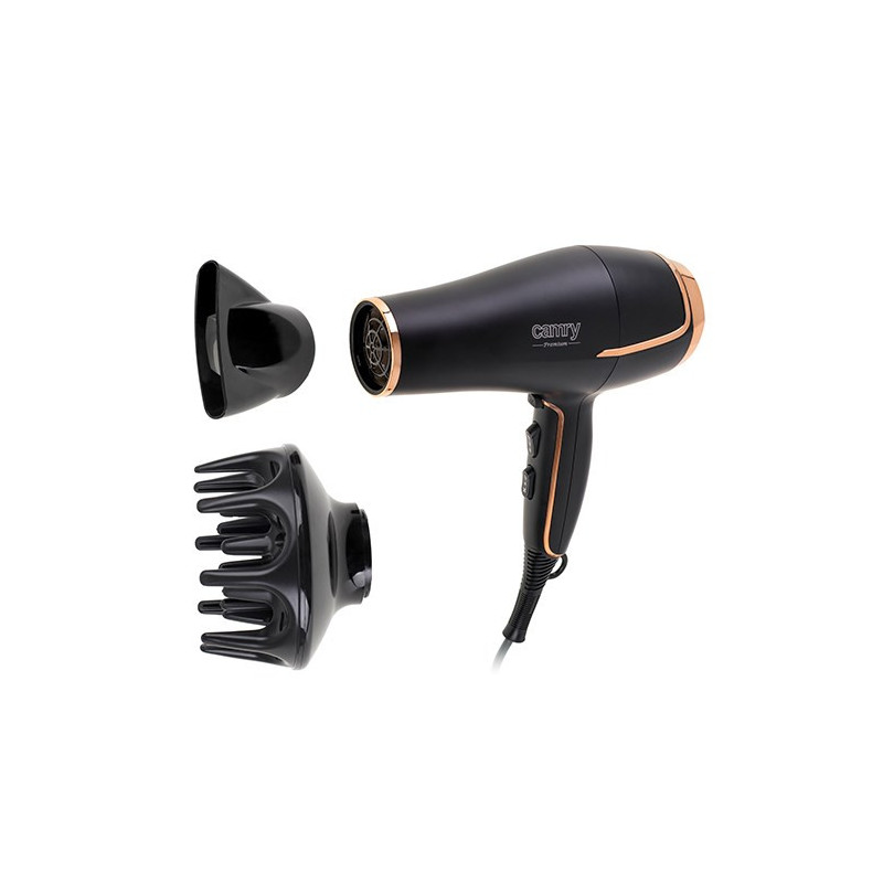 Camry CR 2255 hair dryer Black,Gold 2000 W