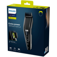 Philips 5000 series HC5632 / 15 plaukų kirpimo mašinėlės / juoda kirpimo mašinėlė