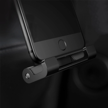 Baseus Backseat Car Mount SUHZ-01 Car Headrest Holder for Tablets / Smartphones 4.7-12.9&quot; - Black