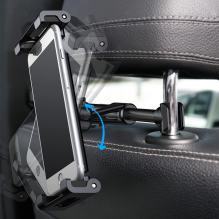 Baseus Backseat Car Mount SUHZ-01 Car Headrest Holder for Tablets / Smartphones 4.7-12.9&quot; - Black