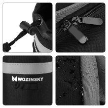 Wozinsky bike carrier bag with shoulder strap 6l black (WBB3BK)