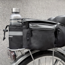 Wozinsky bike carrier bag with shoulder strap 6l black (WBB3BK)