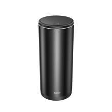 Baseus Mini Car Waste Bin with Lid Black (CRLJT-01)