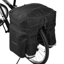 Wozinsky spacious bike bag 60 l for the trunk (rain cover included) black (WBB13BK)