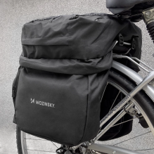 Wozinsky spacious bike bag 60 l for the trunk (rain cover included) black (WBB13BK)