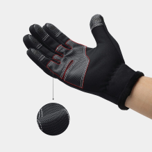 Winter phone sports gloves (size XL) - black