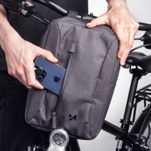 Wozinsky bicycle bag for handlebars - gray