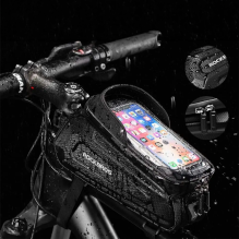 Rockbros B68-1 armored bicycle bag with phone pocket 1.7l - black