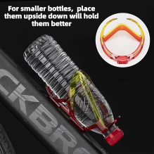 Rockbros FK338 bicycle holder for water bottle - red and yellow