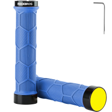 Rockbros 40720007003 bicycle grips with reflector - blue