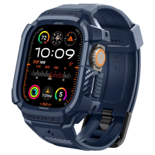 „Spigen Rugged Armor Pro“ dėklas, skirtas „Apple Watch Ultra 1/2“ (49 mm) – tamsiai mėlynas