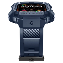 „Spigen Rugged Armor Pro“ dėklas, skirtas „Apple Watch Ultra 1/2“ (49 mm) – tamsiai mėlynas